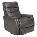  Signature Design by Ashley Riptyme Swivel Glider Leather Look Recliner 4640261 IMAGE 2