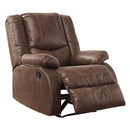  Signature Design by Ashley Bladewood Leather Look Recliner with Wall Recline 6030529 IMAGE 3