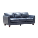 Leather Italia USA Georgetowne Stationary Leather Sofa 1669-6529-03177147 IMAGE 2