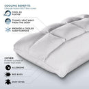 PureCare King Bed Pillow SUB-0° SoftCell Chill Select Hybrid Pillow (King) IMAGE 2