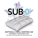 PureCare King Bed Pillow SUB-0° SoftCell Chill Soothe Me Hybrid Pillow (King) IMAGE 6