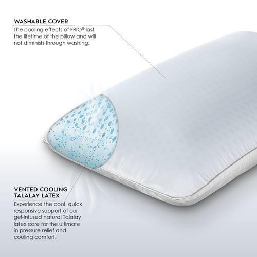 PureCare Queen Bed Pillow SUB-0° Latex Pillow (Queen) IMAGE 3