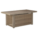  Signature Design by Ashley Beachcroft P791-773 Rectangular Fire Pit Table IMAGE 1