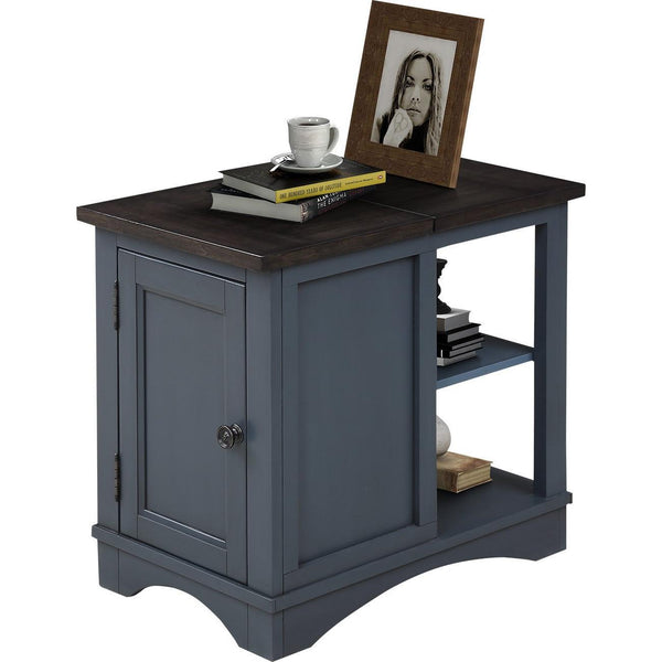 Parker House Furniture Americana Modern AME#06-DEN Denim Chairside Table IMAGE 1