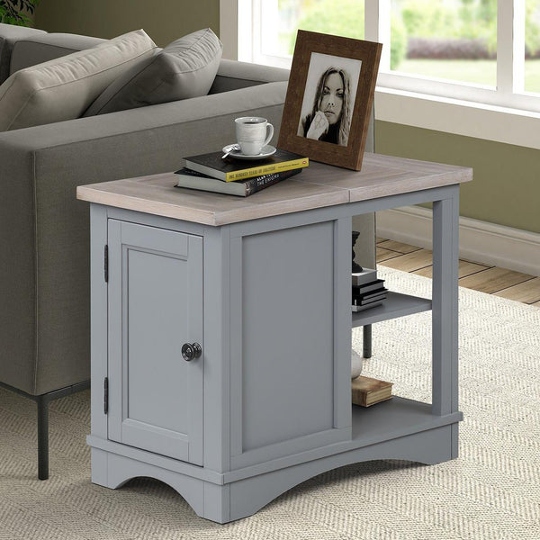 Parker House Furniture Americana Modern AME#06-DOV Dove Chairside Table IMAGE 1