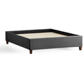  Malouf Eastman Platform Bed Base - Charcoal (Queen) IMAGE 1