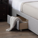  Malouf Watson Platform Bed Base - Stone (King) IMAGE 3