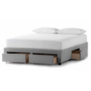  Malouf Watson Platform Bed Base - Stone (Queen) IMAGE 2