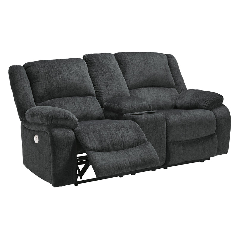 Signature Design by Ashley Draycoll Power Reclining Fabric Loveseat 7650496 IMAGE 2