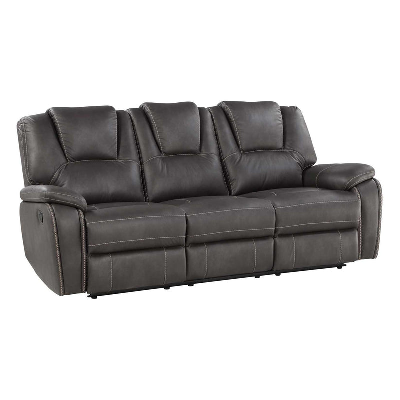 Steve Silver Furniture Katrine Reclining Leather Look Sofa KT800SC IMAGE 3