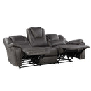 Steve Silver Furniture Katrine Reclining Leather Look Sofa KT800SC IMAGE 4