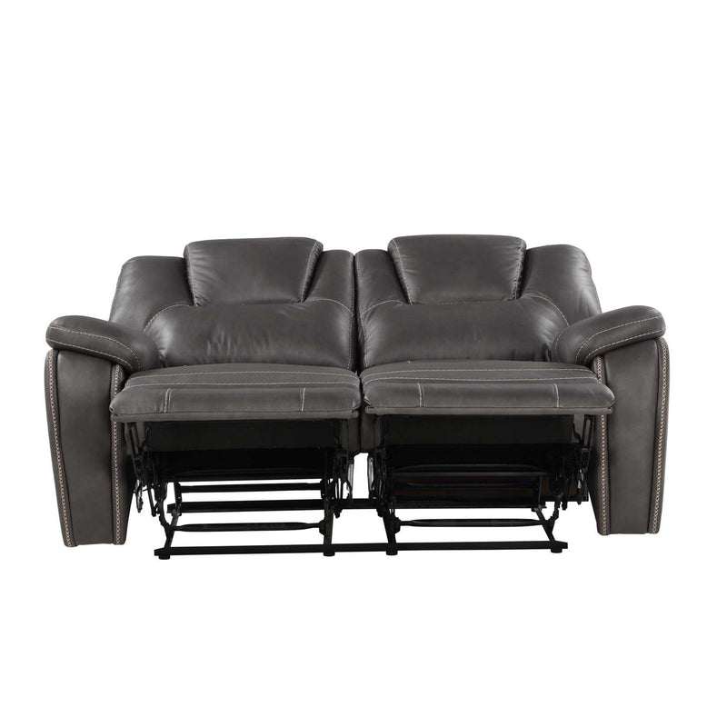 Steve Silver Furniture Katrine Reclining Leather Look Loveseat KT800LC IMAGE 2