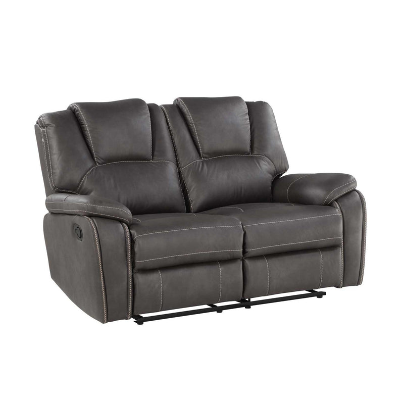 Steve Silver Furniture Katrine Reclining Leather Look Loveseat KT800LC IMAGE 3