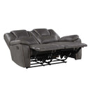 Steve Silver Furniture Katrine Reclining Leather Look Loveseat KT800LC IMAGE 4