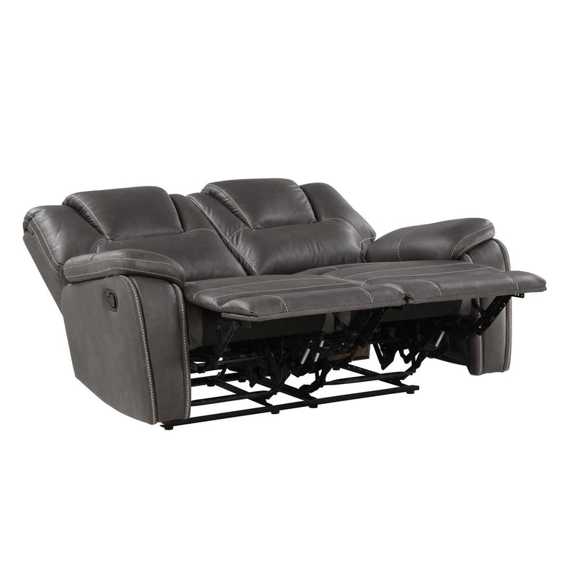 Steve Silver Furniture Katrine Reclining Leather Look Loveseat KT800LC IMAGE 4