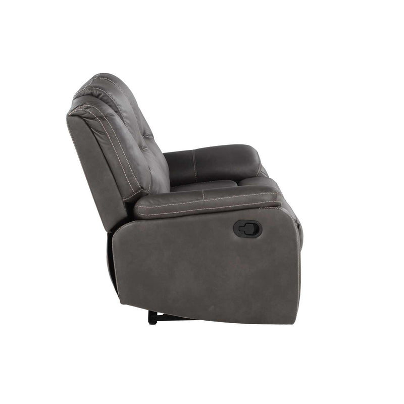 Steve Silver Furniture Katrine Reclining Leather Look Loveseat KT800LC IMAGE 5