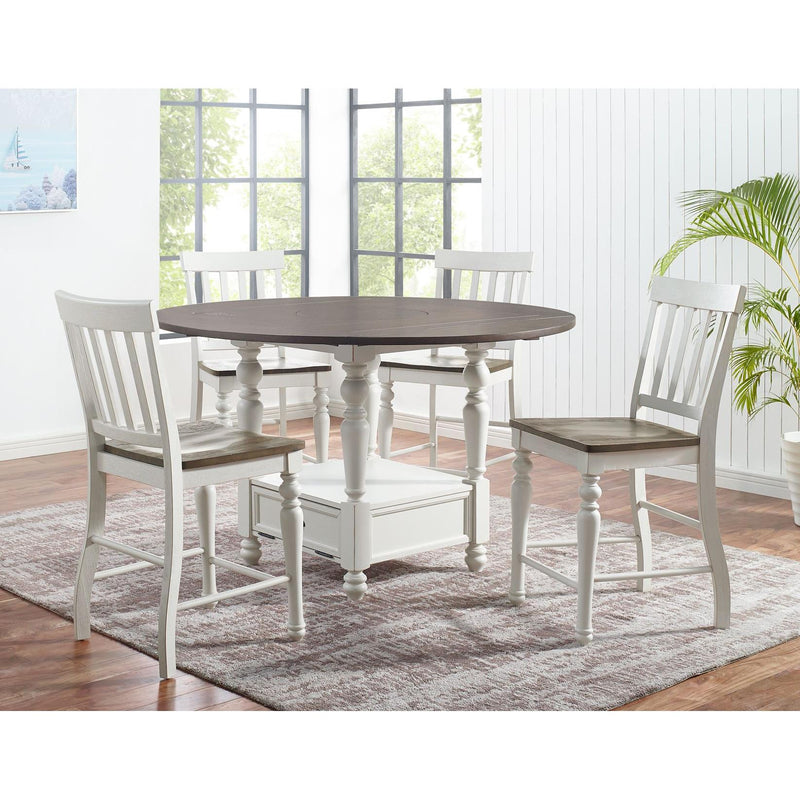 Steve Silver Furniture Round Joanna Counter Height Dining Table with Pedestal Base JA5959CTB/JA5959CTT IMAGE 2