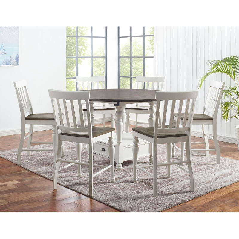 Steve Silver Furniture Round Joanna Counter Height Dining Table with Pedestal Base JA5959CTB/JA5959CTT IMAGE 3