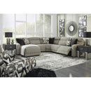 Signature Design by Ashley Colleyville Power Reclining Fabric 5 pc Sectional 5440579/5440546/5440577/5440546/5440562 IMAGE 5