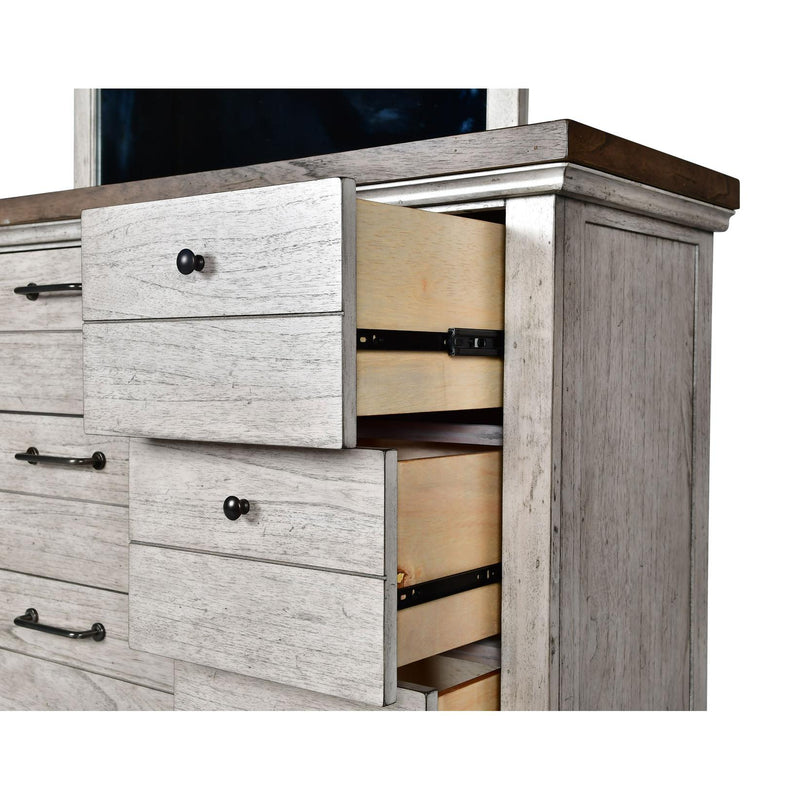 Steve Silver Furniture Bear Creek 9-Drawer Dresser with Mirror BC900DR/BC900MR IMAGE 5