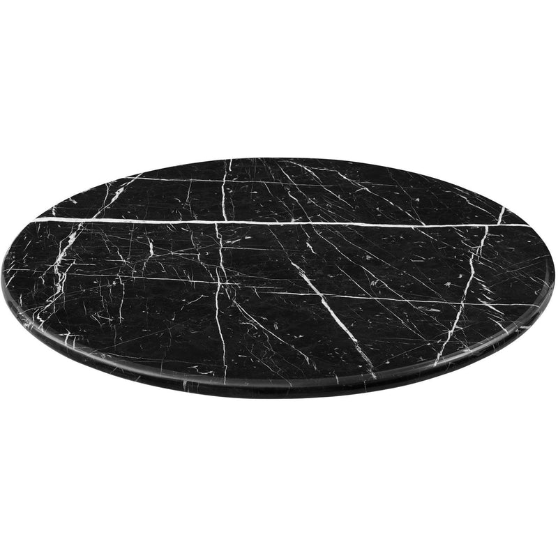 Steve Silver Furniture Round Colfax Dining Table with Marble Top and Pedestal Base CF450KDB/CF450KMT IMAGE 2