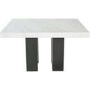 Steve Silver Furniture Camila Counter Height Dining Table with Marble Top CM420WT/CM540PB IMAGE 2