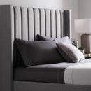  Malouf Blackwell Headboard - Charcoal (King/California King) IMAGE 2