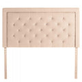 Malouf Hennessy Headboard - Oat (Queen) IMAGE 1