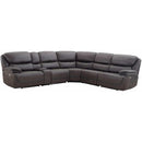 Steve Silver Furniture Plaza Power Reclining Fabric and Leather Look 6 pc Sectional LZ950AC/LZ950APR/LZ950C/LZ950LAPR/LZ950RAPR/LZ950W IMAGE 1