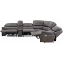 Steve Silver Furniture Plaza Power Reclining Fabric and Leather Look 6 pc Sectional LZ950AC/LZ950APR/LZ950C/LZ950LAPR/LZ950RAPR/LZ950W IMAGE 4