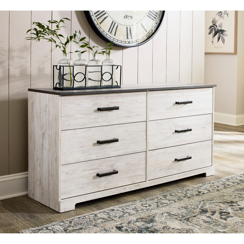  Signature Design by Ashley Shawburn EB4121-131 Six Drawer Dresser IMAGE 5