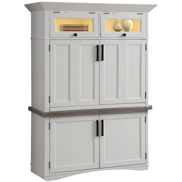Parker House Furniture Americana Modern AME#350-3-COT Cotton Workstation with LED Light IMAGE 1