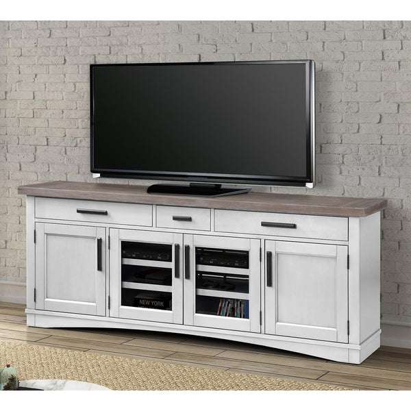 Parker House Furniture Americana Modern AME#76-COT Cotton 76 In. TV Console IMAGE 1