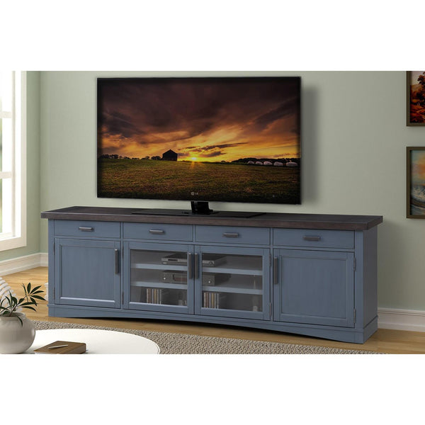 Parker House Furniture Americana Modern AME#92-DEN Denim 92 In. TV Console IMAGE 1
