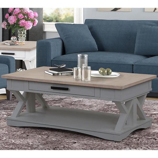 Parker House Furniture Americana Modern AME#01-DOV Dove Cocktail Table IMAGE 1