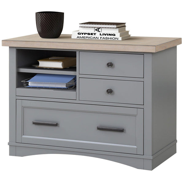 Parker House Furniture Americana Modern AME#342F-DOV Dove Functional File with Power Center IMAGE 1