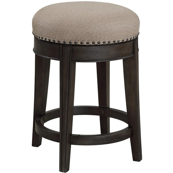 Parker House Furniture Sundance SUN#1026-SGR Smokey Grey Swivel Stool IMAGE 1