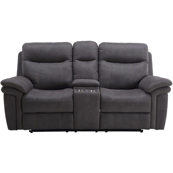 Parker Living Mason MMA#822CPH-CHA Charcoal Power Reclining Console Loveseat IMAGE 1