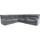 Parker Living Polaris MPOL-PACKA(H)-BIG Bizmark Grey 6 Piece Modular Power Reclining Sectional with Power Adjustable Headrests IMAGE 1