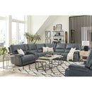 Parker Living Whitman MWHI-PACKA(H)-P50-VAZ Verona Azure - Powered By Freemotion 6 Piece Modular Power Reclining Sectional with Power Adjustable Headrests IMAGE 7