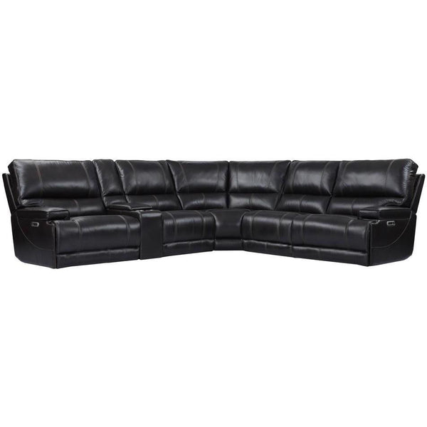 Parker Living Whitman MWHI-PACKA(H)-P50-VCO Verona Coffee - Powered By Freemotion 6 Piece Modular Power Reclining Sectional with Power Adjustable Headrests IMAGE 1