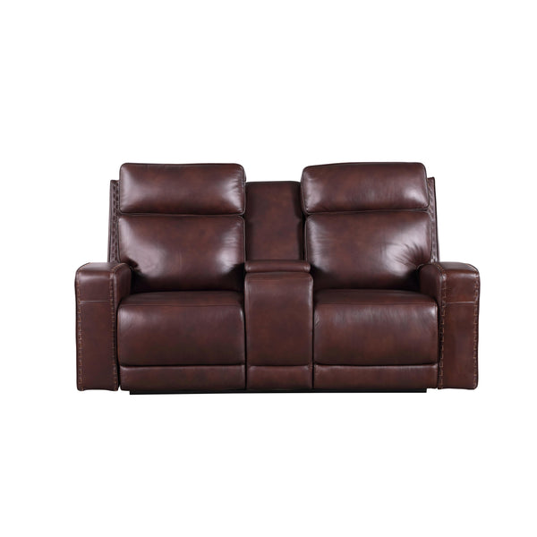 Leather Italia USA Cambria Power Reclining Leather Loveseat 1444-EH6720C-021903LV IMAGE 1