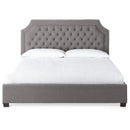 Steve Silver Furniture Wilshire King Upholstered Platform Bed WS890KFRSG/WS890KHBG IMAGE 2