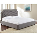 Steve Silver Furniture Wilshire King Upholstered Platform Bed WS890KFRSG/WS890KHBG IMAGE 4