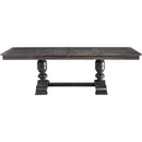 Steve Silver Furniture Hutchins Dining Table with Trestle Base HU500TB/HU500TT IMAGE 1