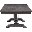 Steve Silver Furniture Hutchins Dining Table with Trestle Base HU500TB/HU500TT IMAGE 2