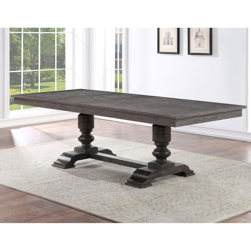 Steve Silver Furniture Hutchins Dining Table with Trestle Base HU500TB/HU500TT IMAGE 7