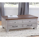 Steve Silver Furniture Bear Creek Lift Top Cocktail Table BC400CAS IMAGE 5