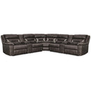 Signature Design by Ashley Kincord Power Reclining Leather Look 3 pc Sectional 1310459/1310477/1310473 IMAGE 1