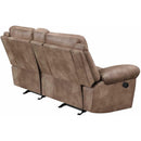Steve Silver Furniture Nashville Reclining Leather Look Loveseat with Console NH850CL IMAGE 6